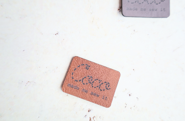 Kunstleder Patch "Coco made me sew it"
