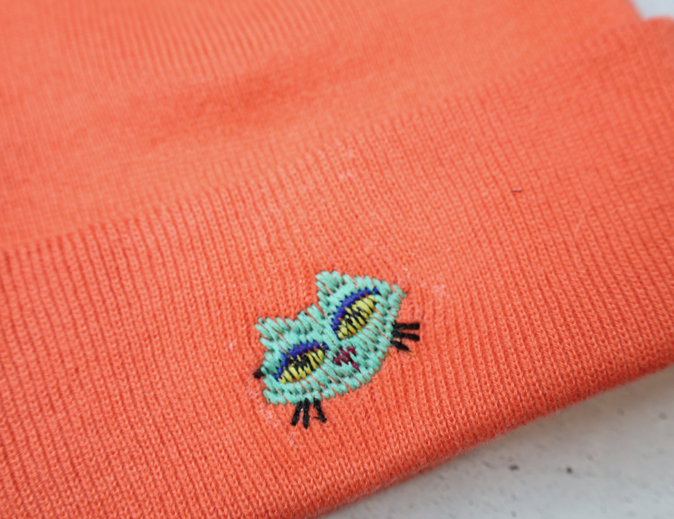 Beanie "Katze Koralle"