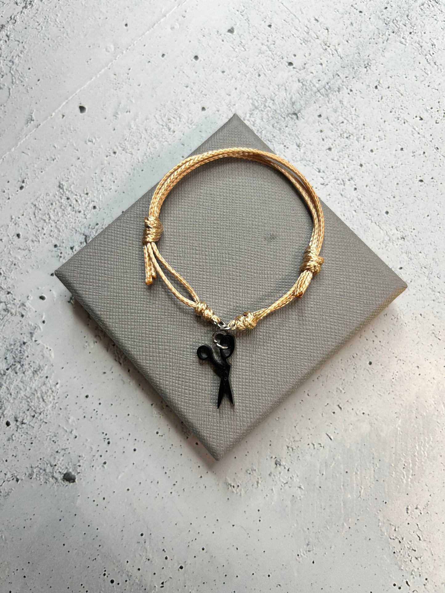 Armband Natur "Schere" - verschiedene Farben verfügbar