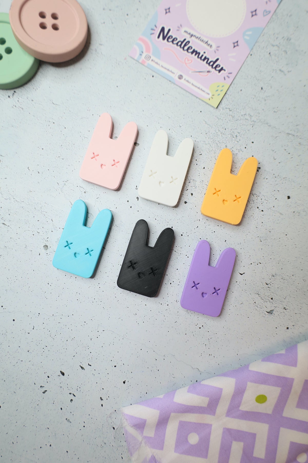Magnetischer Needleminder "Bunny" - verschiedene Farben