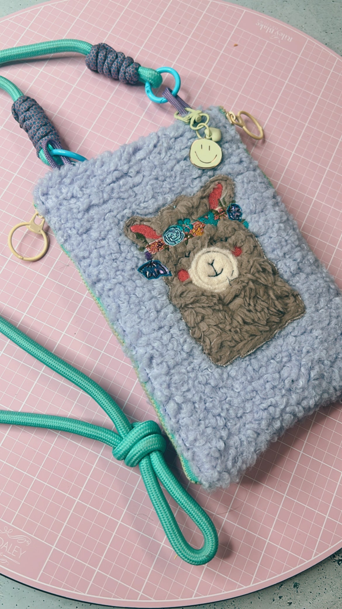 Double Zipper Pouch ‚Alpaka‘