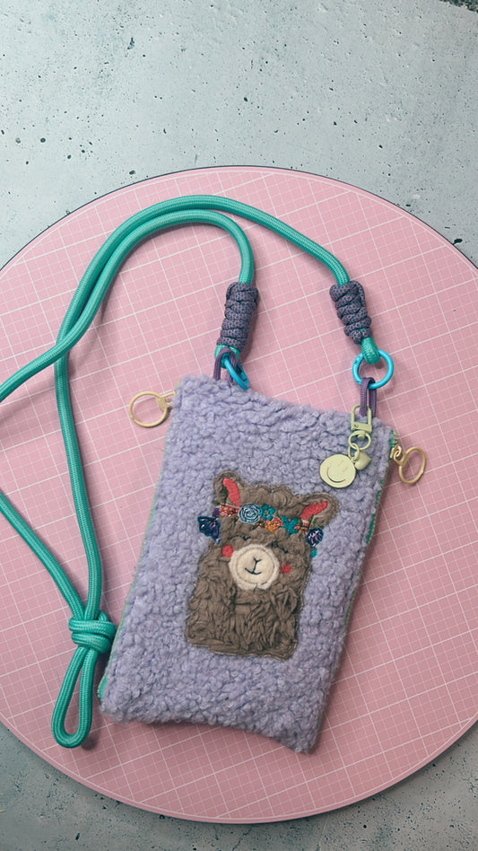 Double Zipper Pouch ‚Alpaka‘