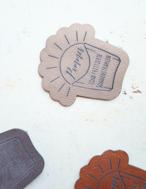 Kunstleder Patch "Pommes"