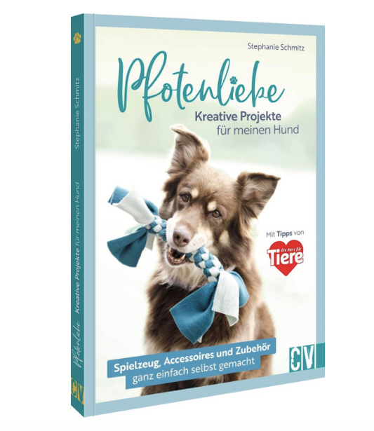 Buch `Pfotenliebe - kreative Projekte für meinen Hund` mit Schnittmuster-Bögen