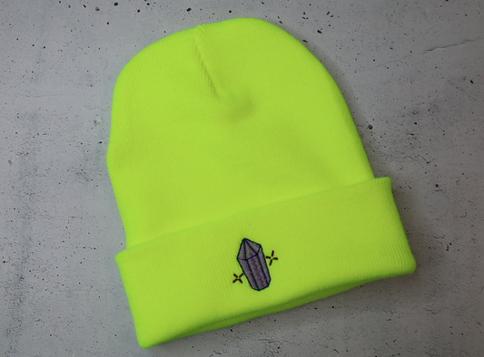 Beanie "Edelstein Neon Gelb"