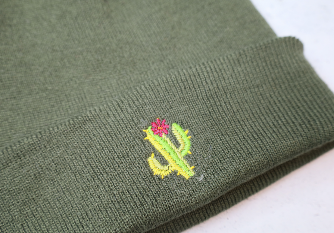 Beanie "Kaktus Oliv"