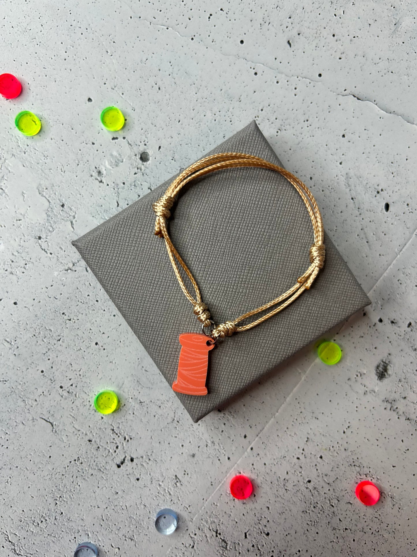 Armband Natur "Garn" - verschiedene Farben verfügbar