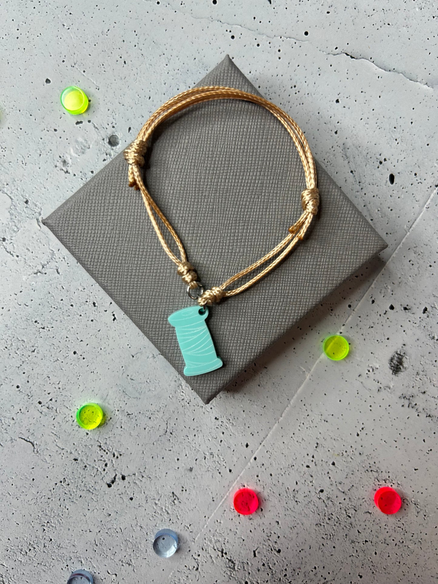 Armband Natur "Garn" - verschiedene Farben verfügbar