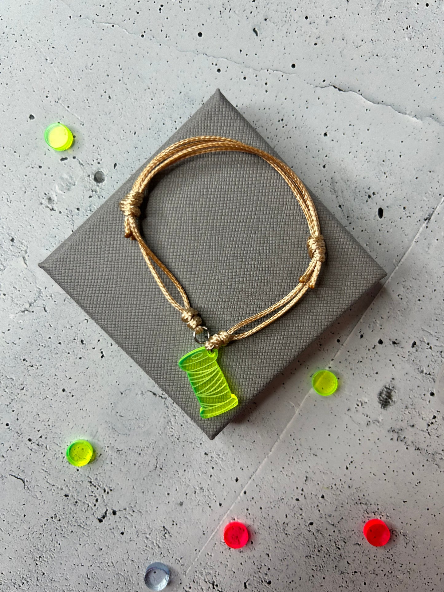Armband Natur "Garn" - verschiedene Farben verfügbar