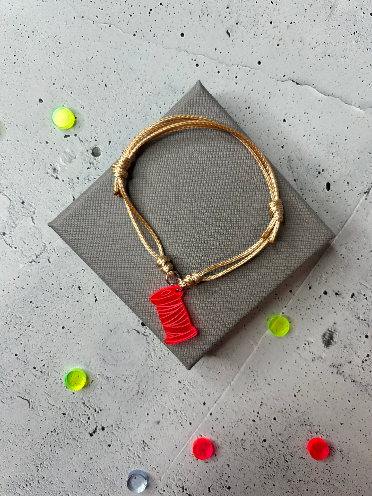 Armband Natur "Garn" - verschiedene Farben verfügbar