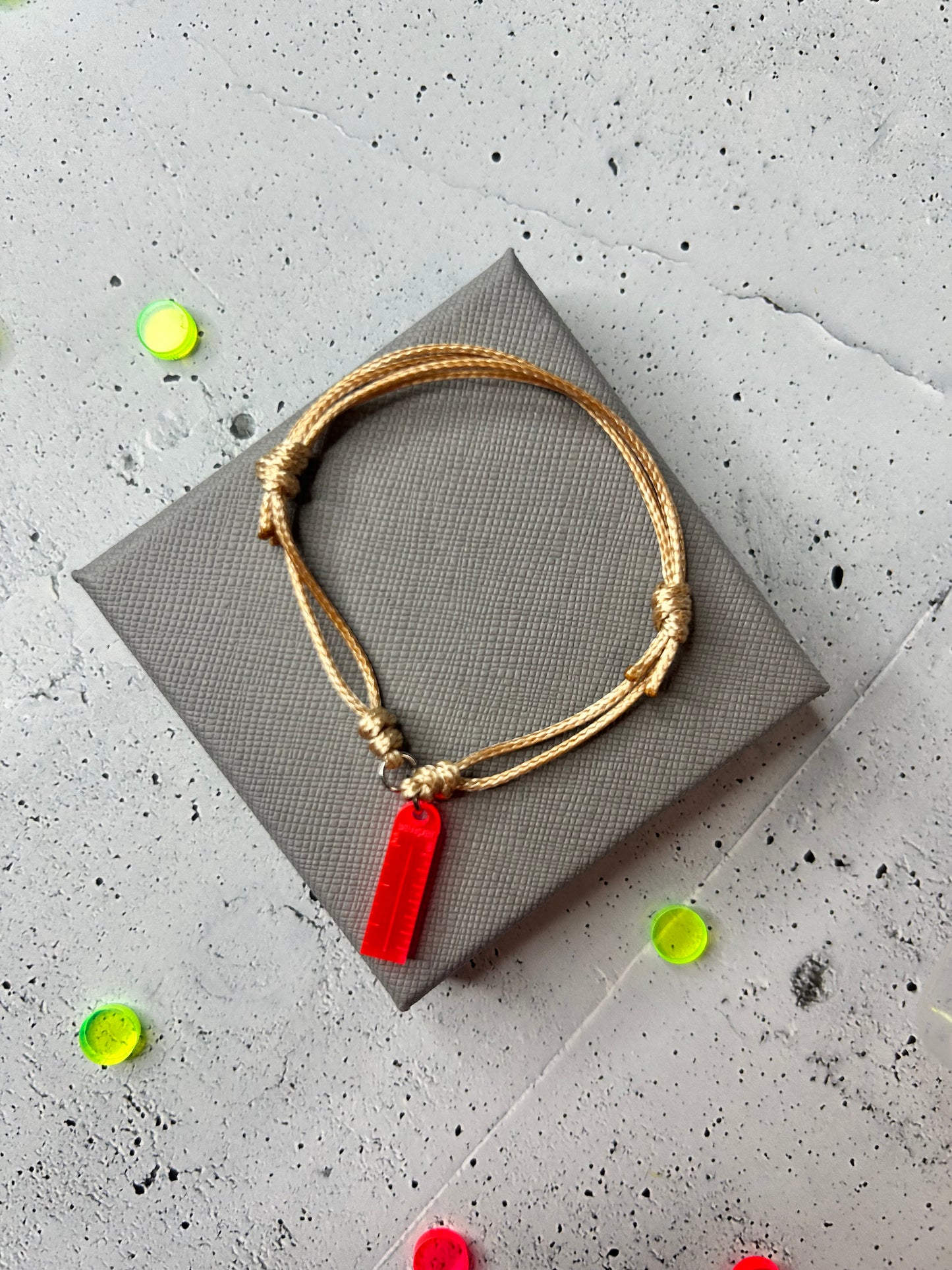 Armband Natur "Lineal" - verschiedene Farben verfügbar