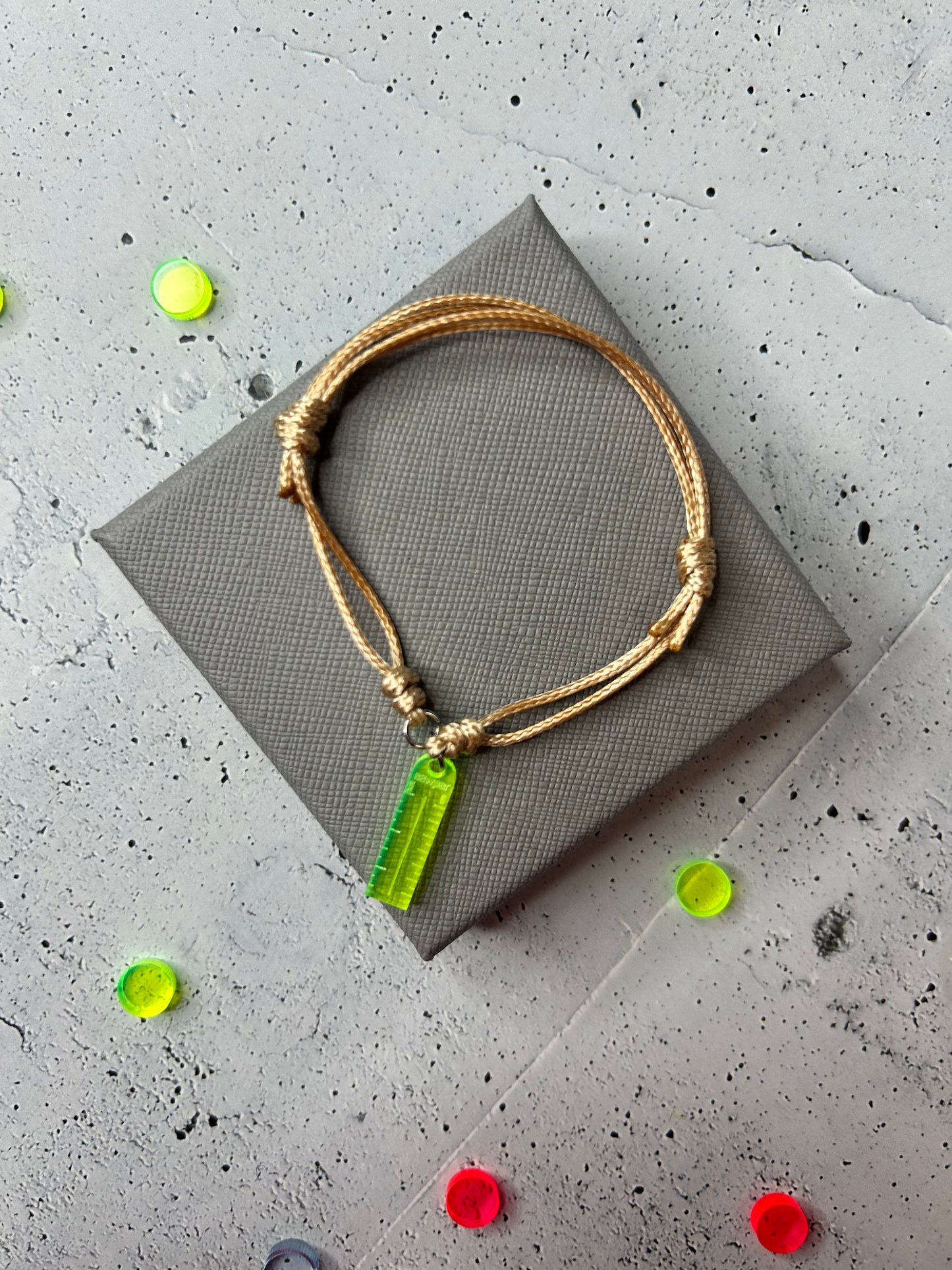 Armband Natur "Lineal" - verschiedene Farben verfügbar
