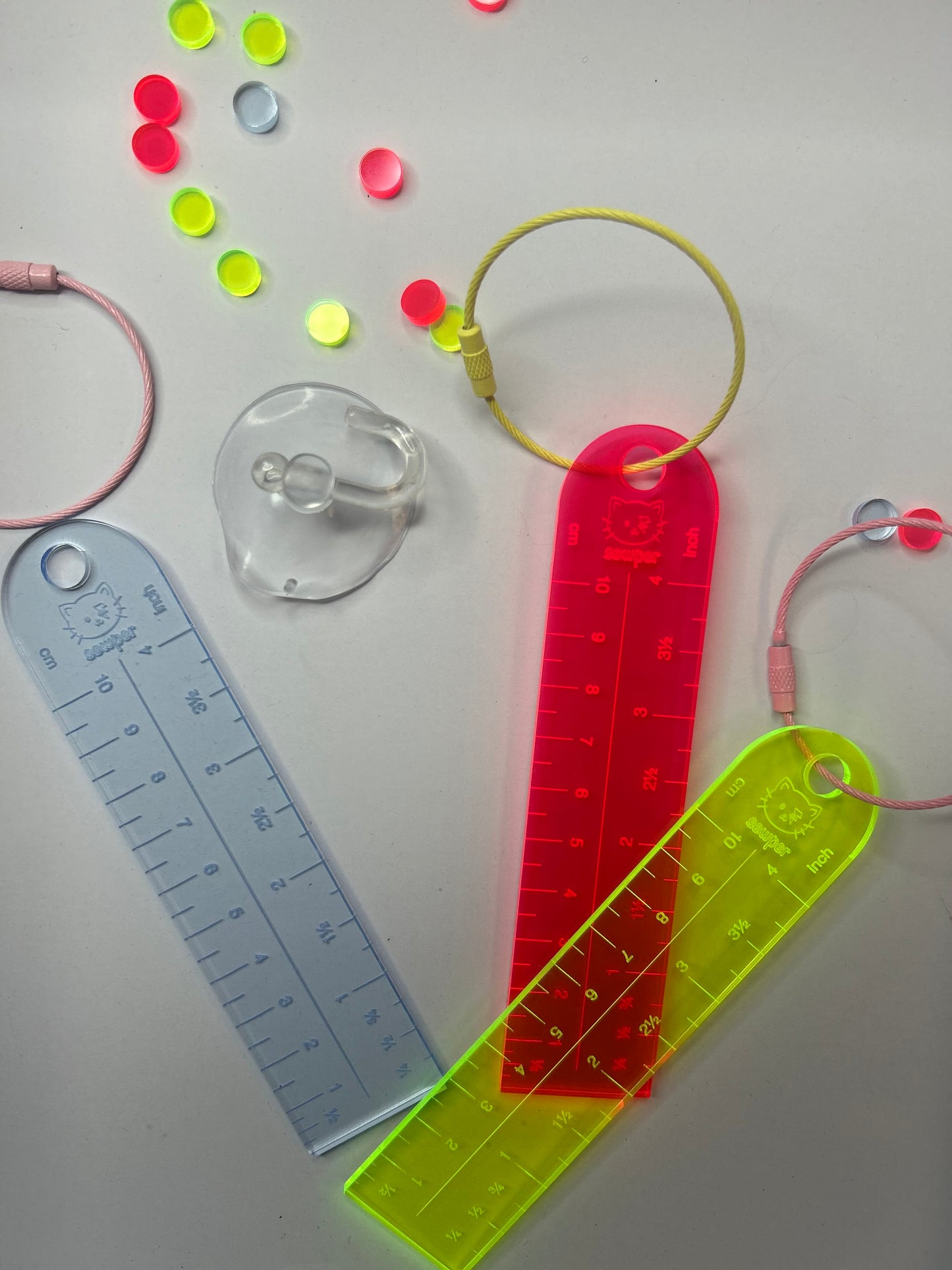 Mini-Grids #1 Lineal - Handmaß / Labellineal cm + inch