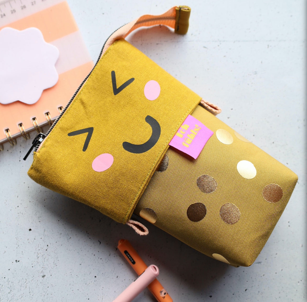 Pop-Up Mäppchen / Stiftehalter Bubble Tea