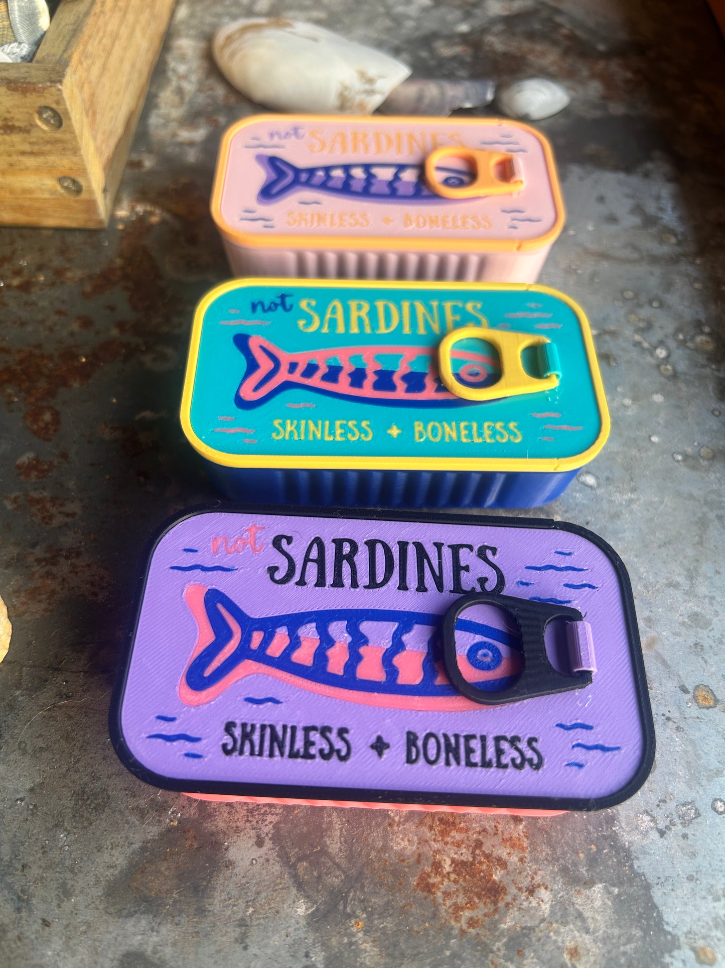 Schmuckkästchen Sardine