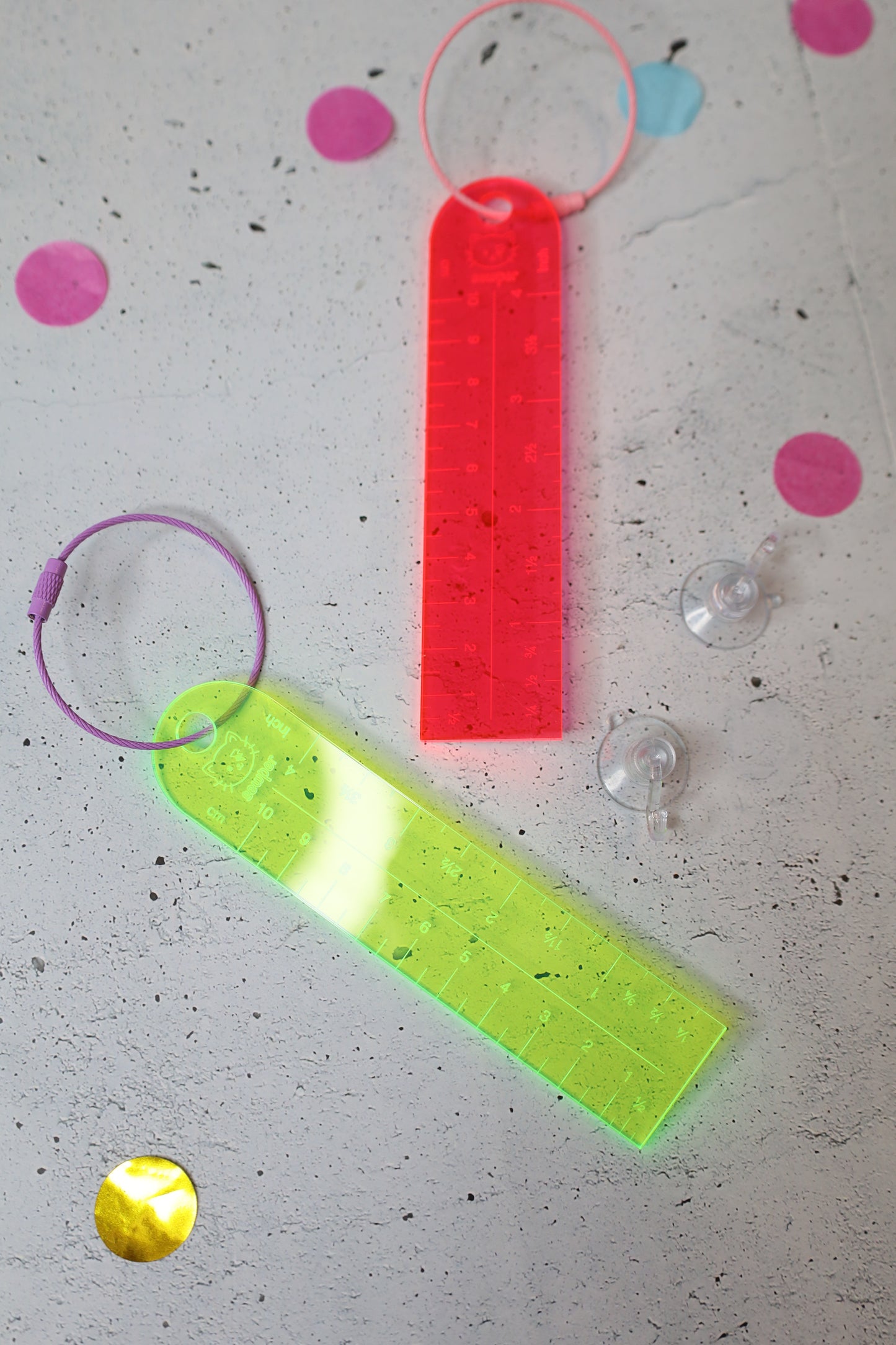 Mini-Grids #1 Lineal - Handmaß / Labellineal cm + inch