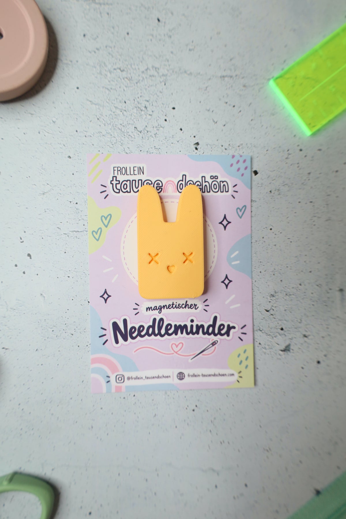 Magnetischer Needleminder "Bunny" - verschiedene Farben