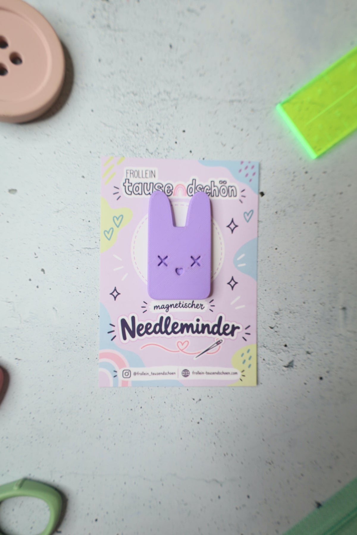 Magnetischer Needleminder "Bunny" - verschiedene Farben