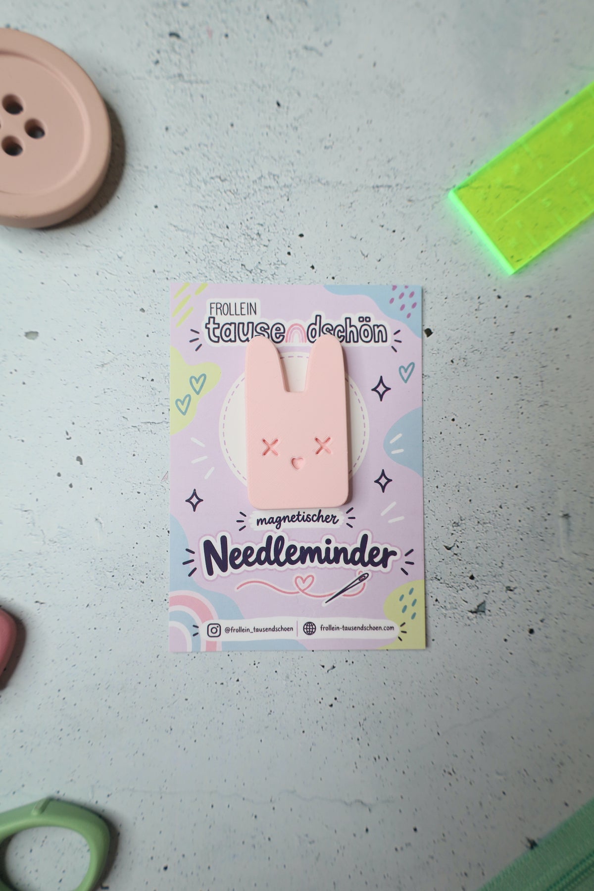 Magnetischer Needleminder "Bunny" - verschiedene Farben