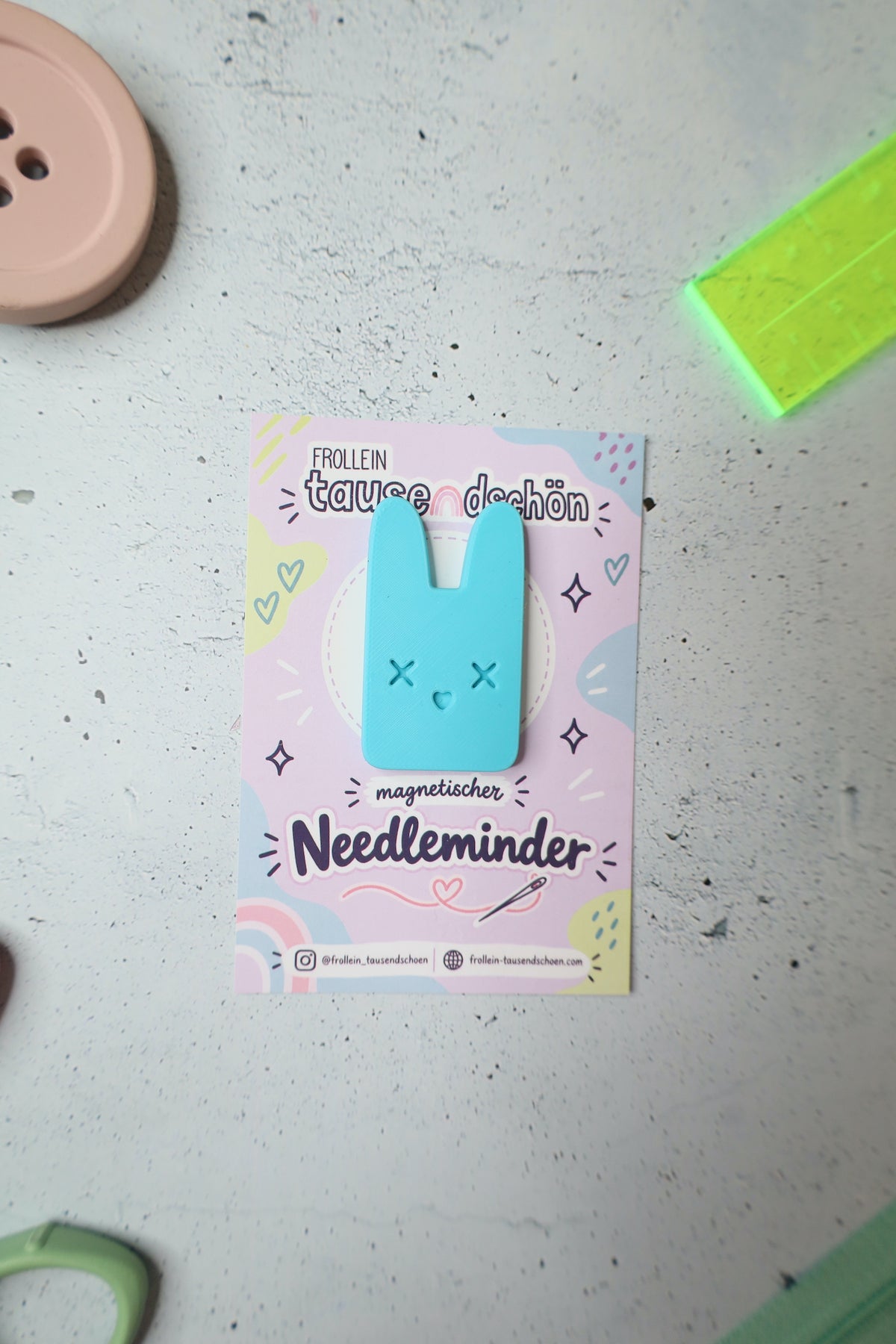 Magnetischer Needleminder "Bunny" - verschiedene Farben