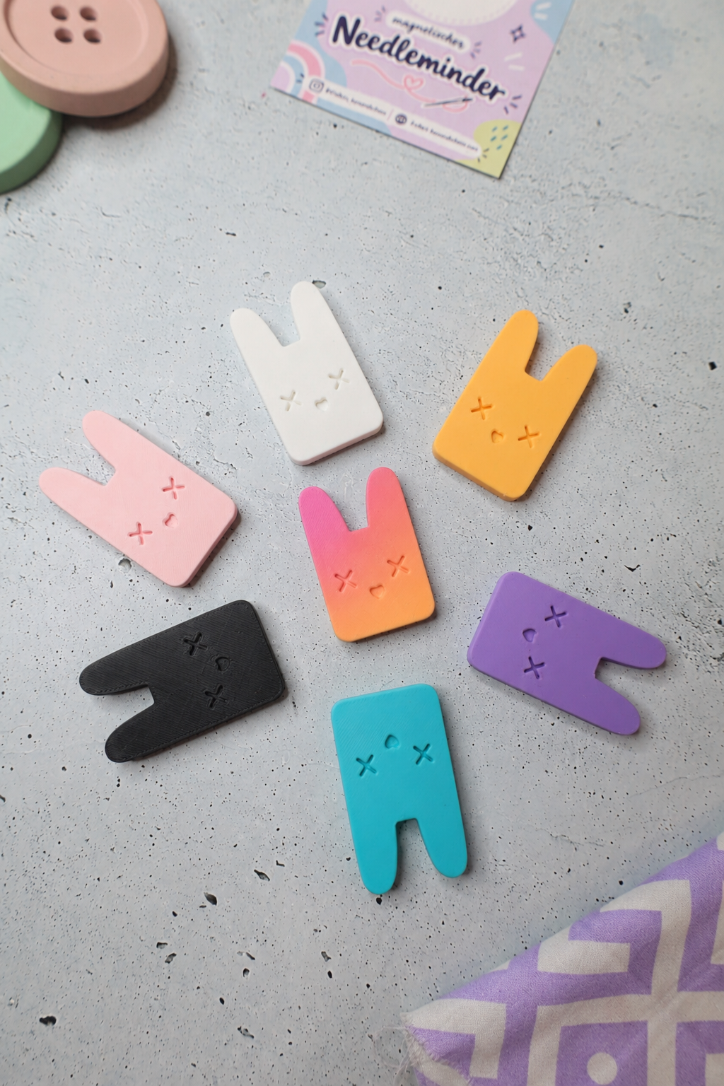 Magnetischer Needleminder "Bunny" - verschiedene Farben