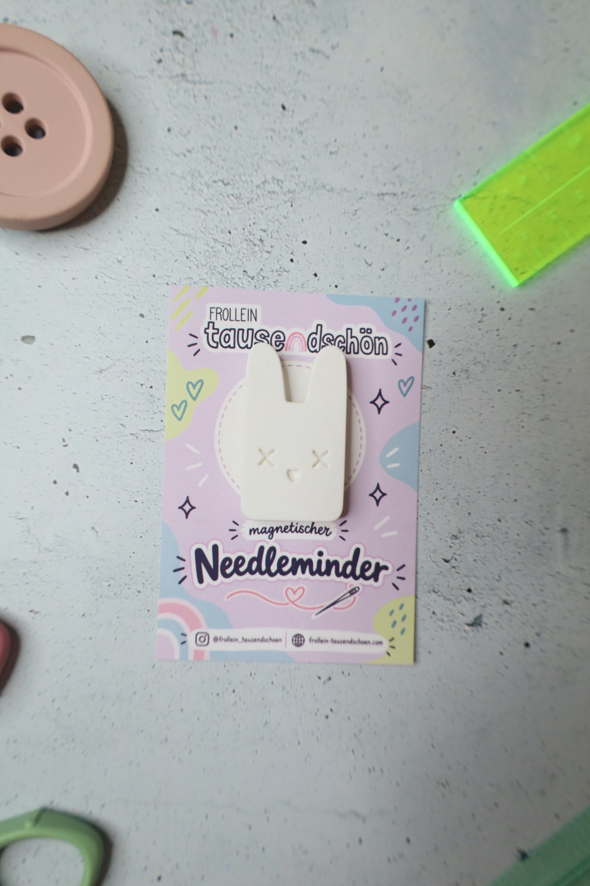 Magnetischer Needleminder "Bunny" - verschiedene Farben