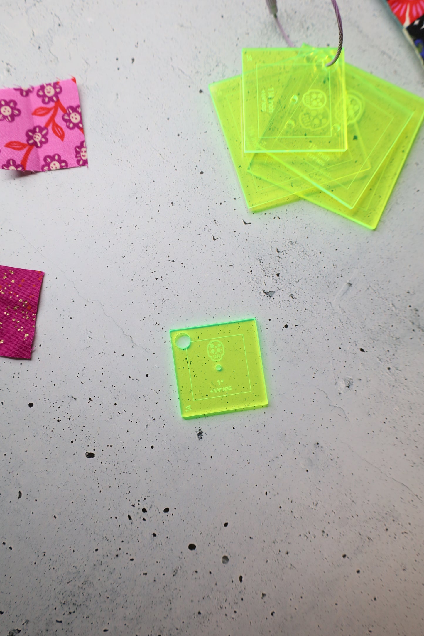 Mini-Grid #4 - "Scrappies" Inch Schablonen für Patchwork und Motivplatzierung - verschiedene Größen verfügbar