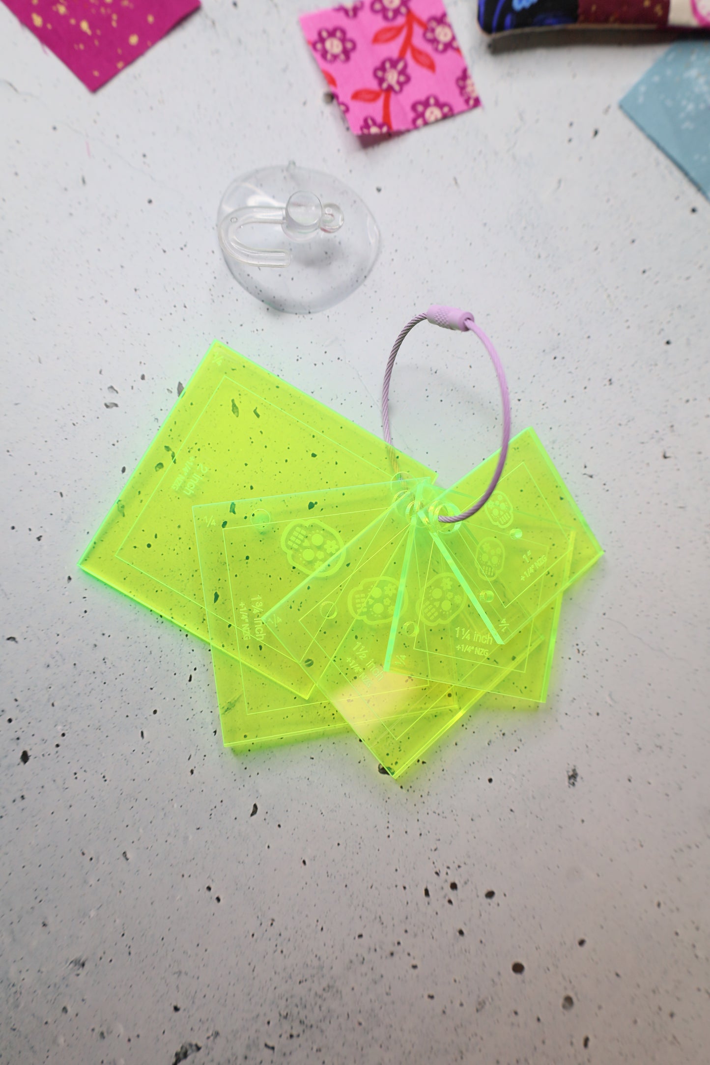 Mini-Grid #4 - "Scrappies" Inch Schablonen für Patchwork und Motivplatzierung - verschiedene Größen verfügbar